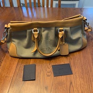 Authentic Prada Logo Jacquard bag